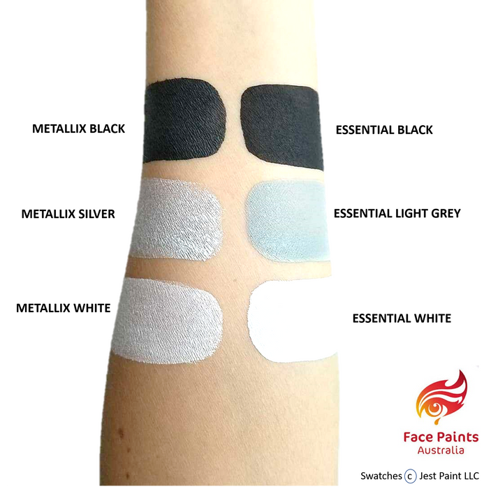 Face Paints Australia Face and Body Paint | Essential Grey Light - 30gr
