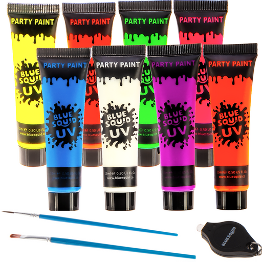 Blue Squid | Kid's UV Paint Set (8 X 15ml)  - Discontinued