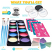 Blue Squid | KID'S Face Paint - 12 Color Classic Kit (12 X 10ml) + Bonus Items