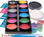 Blue Squid | KID'S Face Paint - 12 Color Classic Kit (12 X 10ml) + Bonus Items