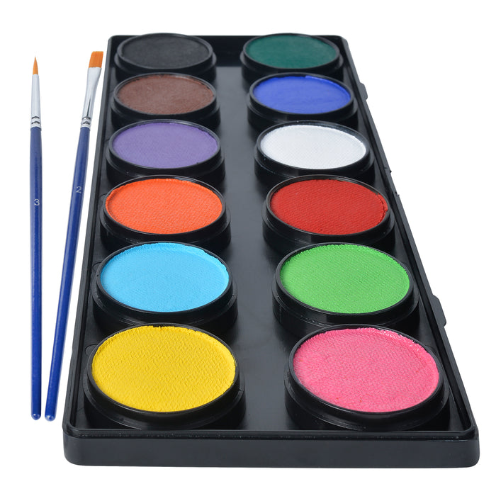 Blue Squid | PRO Face Paint - 12 Colour Classic Palette (12 X 10gr)
