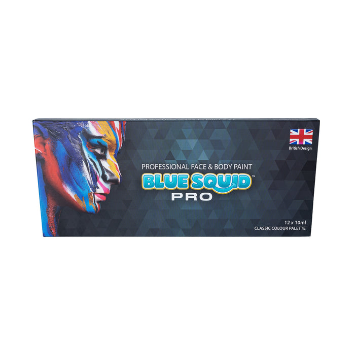Blue Squid | PRO Face Paint - 12 Colour Classic Palette (12 X 10gr)