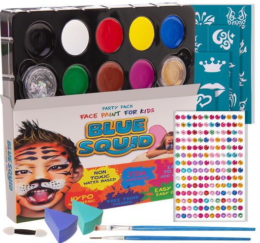 Blue Squid | KID'S Face Paint - Value Party Pack