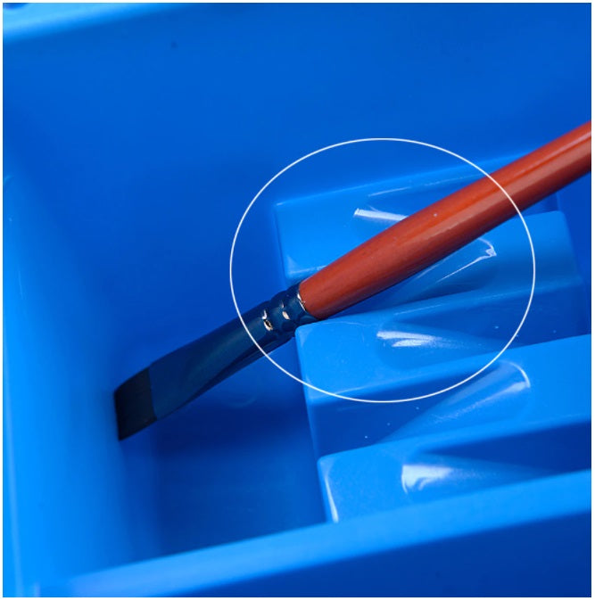 Face Painting Brush Washer | Blue Brush Tub