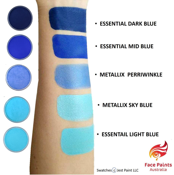 Face Paints Australia Face and Body Paint | Essential Light Blue - 30gr