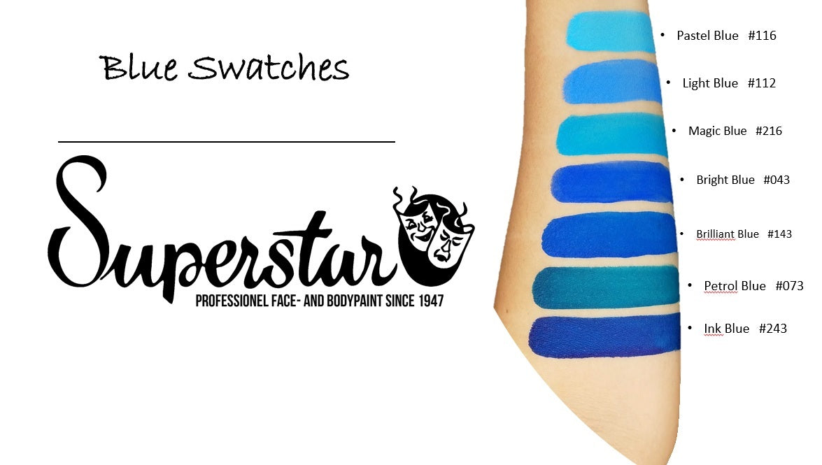 Superstar Face Paint | Light Blue 112 - 45gr