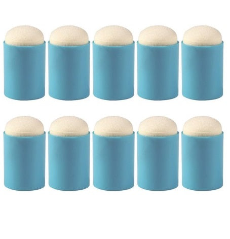 Finger Dauber Face Painting Sponge  - 10 Units - LIGHT BLUE