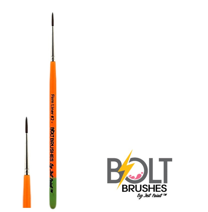 BOLT Face Painting Brushes by Jest Paint - FIRM Liner #2