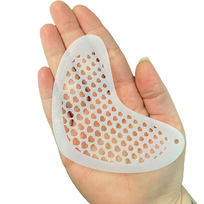 Art Factory | Boomerang Face Painting Stencil - Hearts (B001)
