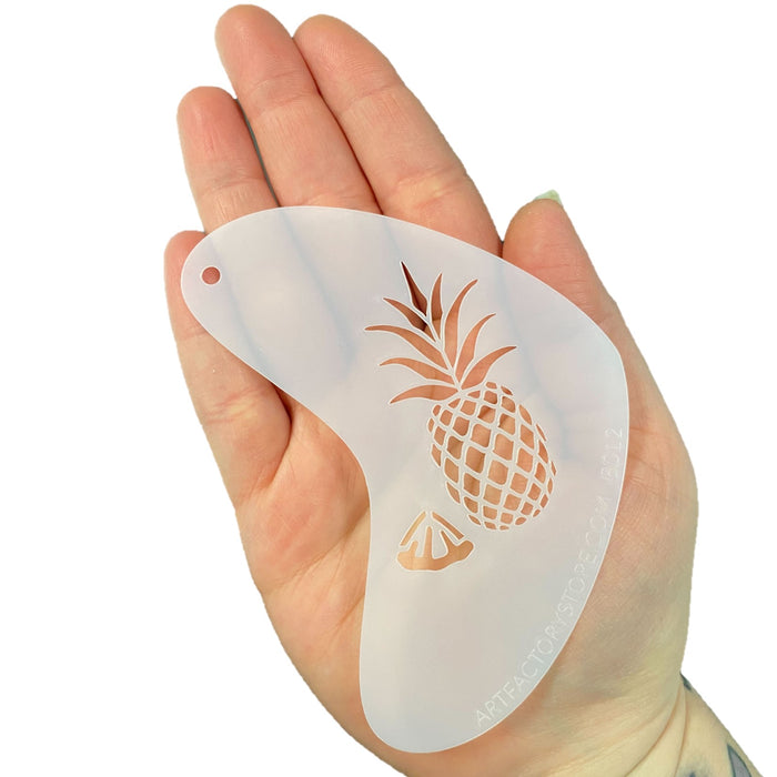 Art Factory - Boomerang Face Painting Stencil - Pineapple (B012)