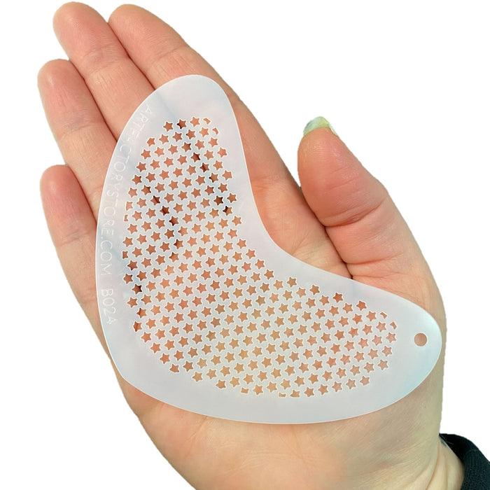 Art Factory | Boomerang Face Painting Stencil - Small Stars (B024)