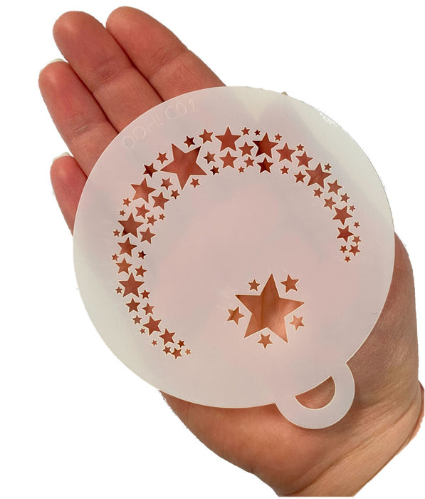 Ooh! Face Painting Stencil | Star Flips (C01)