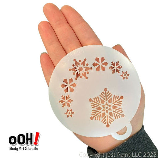 Ooh! Face Painting Stencil | Snowflake Flip (C25)
