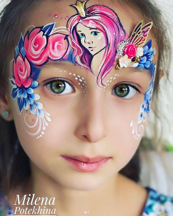 MILENA STENCILS Face Painting Stencil (Classic Face Set) D42 — Jest