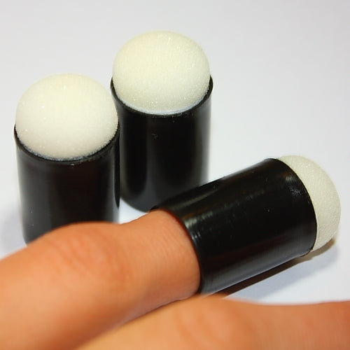 Finger Dauber Face Painting Sponges in Case | 5 Colors - 40 units