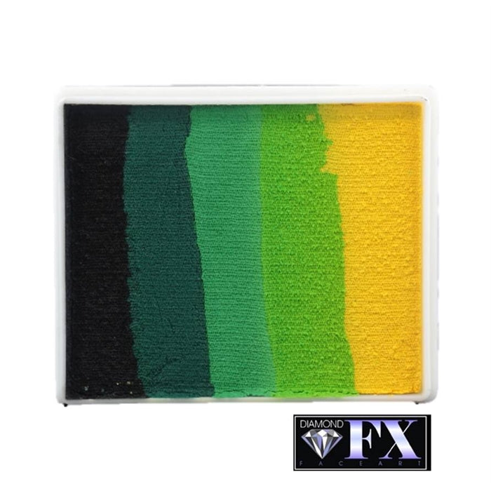 DFX Face Paint Rainbow Cake  - Large Green Carpet (RS50-8)  Approx. 50gr  #8
