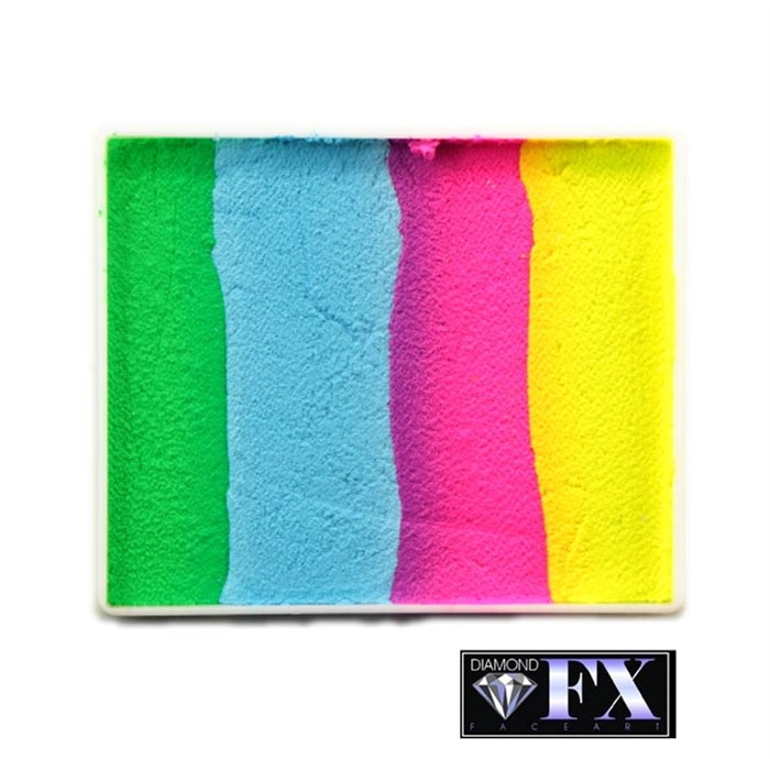 DFX Paint Rainbow Cake - Large Happy Birthday (RS50-98) Approx. 50gr  #18 (SFX - Non Cosmetic)