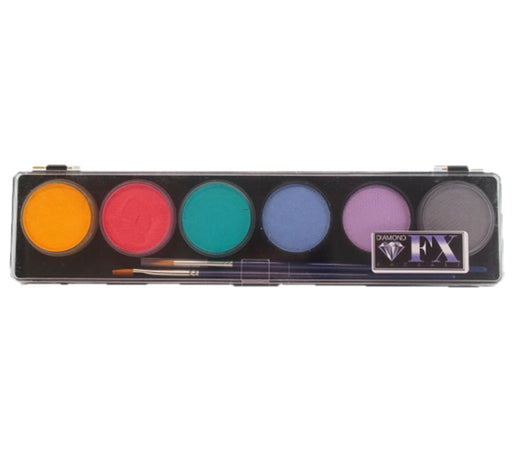 Diamond FX Face Paint  - 6 Color Pastel Palette