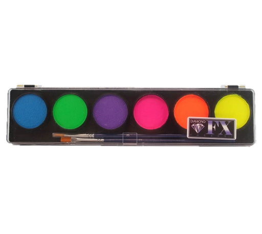 Diamond FX Paint - 6 Color Neon  Palette (SFX - Non Cosmetic)