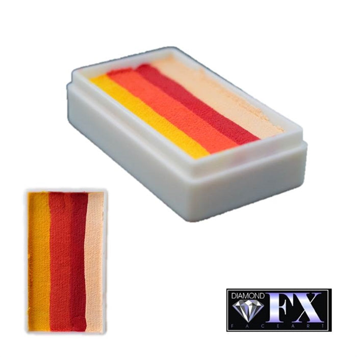 DFX Face Paint Rainbow Cake - Small Lobster Luau (RS30-2)  (16ml / approx. 28gr)   #2