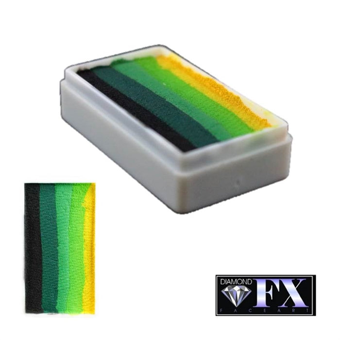 DFX Face Paint Rainbow Cake - Small Green Carpet (RS30-8)  (16ml / approx. 28gr)   #8