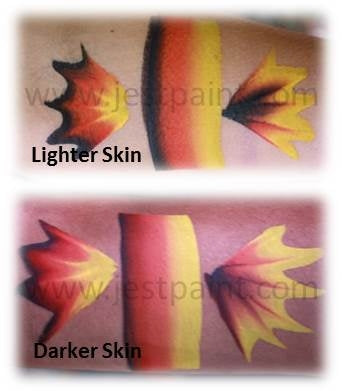 DFX Face Paint Rainbow Cake - Small Inferno (RS30-13)  (16ml / approx. 28gr)  #13