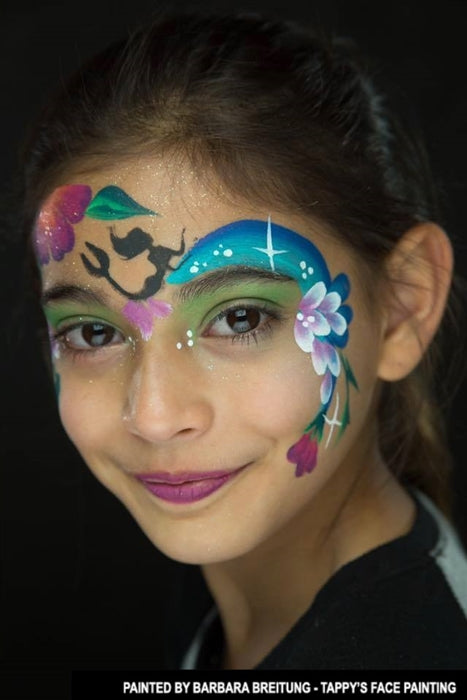 Diva Stencils | Face Painting Stencil | Mermaid #2 (00013)
