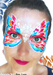 Diva Stencils | Face Painting Stencil | Forehead Henna Bits (00648)