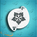 Diva Stencils | Face Painting Stencil | Henna Snowflake Star (597)