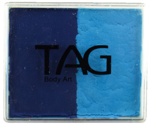 TAG Face Paint Split - EXCL Dark Blue and Light Blue  50gr  #5