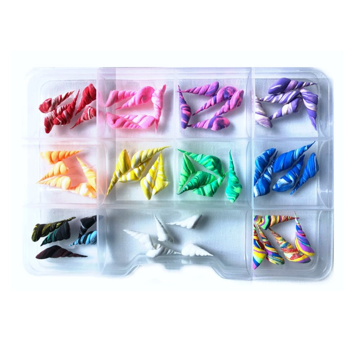Dazzle Bling Gem Clusters | Unicorn Horn Kit (55 Pieces)