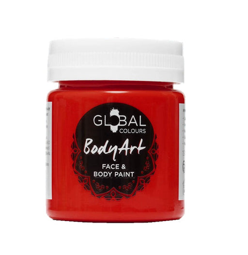 Global Body Art Face Paint - Liquid DEEP Red 45ml