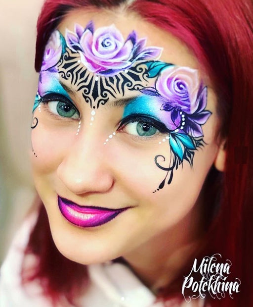 MILENA STENCILS | Face Painting Stencil -  (Princess Crown)  O16