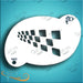 Diva Stencils | Face Painting Stencil | Checker Spray (1423)