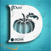 Diva Stencils | Face Painting Stencil | Demi Pumpkin w Leaf (244)