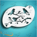 Diva Stencils | Face Painting Stencil | 3 Little Birds (1082)