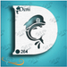 Diva Stencils | Face Painting Stencil | Demi Dolphin (000264)