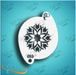 Diva Stencils | Face Painting Stencil | Oriental Snowflake (00693) - Discontinued