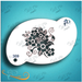 Diva Stencils | Face Painting Stencil | Paty's Flowers #2 (720)