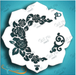 Diva Stencils | Face Painting Stencil | Eye Candy - Cabbage Rose (1424)