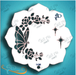 Diva Stencils | Face Painting Stencil | Eye Candy - Butterfly Garden (1426)