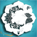 Diva Stencils | Face Painting Stencil | Eye Candy - Henna (1407)