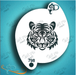 Diva Stencils | Face Painting Stencil | Tiger (798)