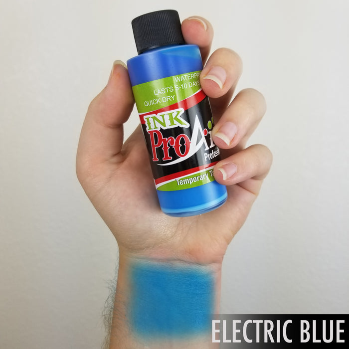 ProAiir Alcohol-Based INKS Temporary Tattoo Airbrush Body Paint Set |  6 BASIC INKS - 1oz Bottles  #9