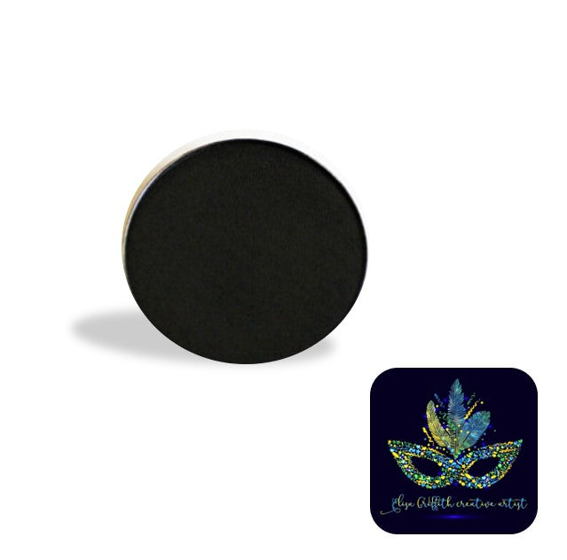 Color Me Pro Face Painting Powder by Elisa Griffith | Matte Blackness Black (3.5 gr)