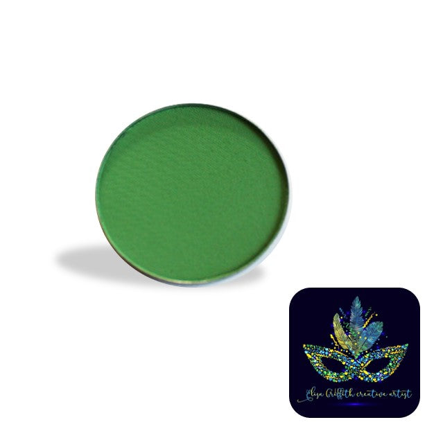 Color Me Pro Face Painting Powder by Elisa Griffith | Matte Cloverleaf Green (3.5 gr)