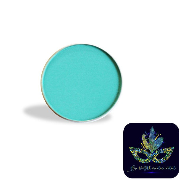Color Me Pro Face Painting Powder by Elisa Griffith | Matte Aqua Turquoise (3.5 gr)