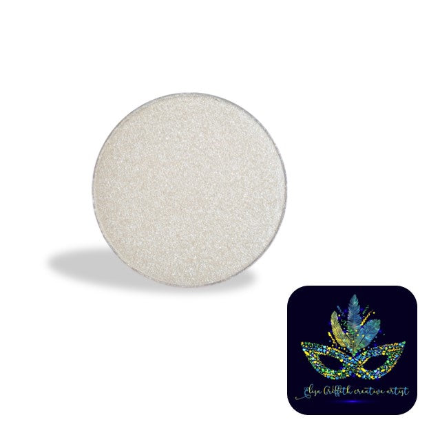 Color Me Pro Face Painting Powder by Elisa Griffith | Shimmer Twinkle White (3.5 gr)