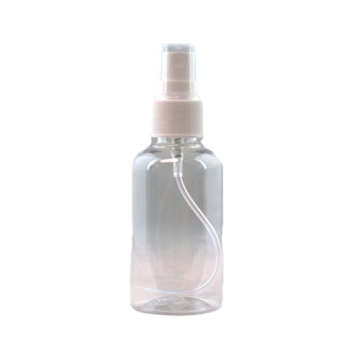 Spray Bottle - Atomiser Water Bottle with WHITE Light Misting Spray Cap - 2oz