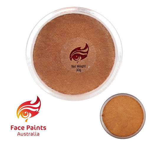 Face Paints Australia Face and Body Paint | Metallix Golden Bronze - 30gr